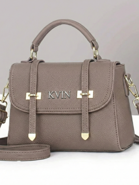 Elora Classic Top-Handle Crossbody Bag – Sophisticated Taupe